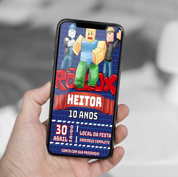 Convite Digital Roblox