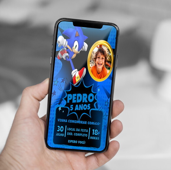 Convite Digital Sonic