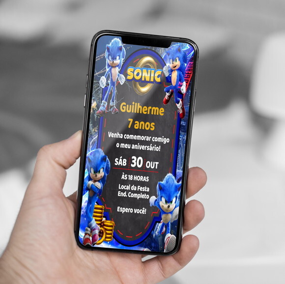 Convite Digital Sonic