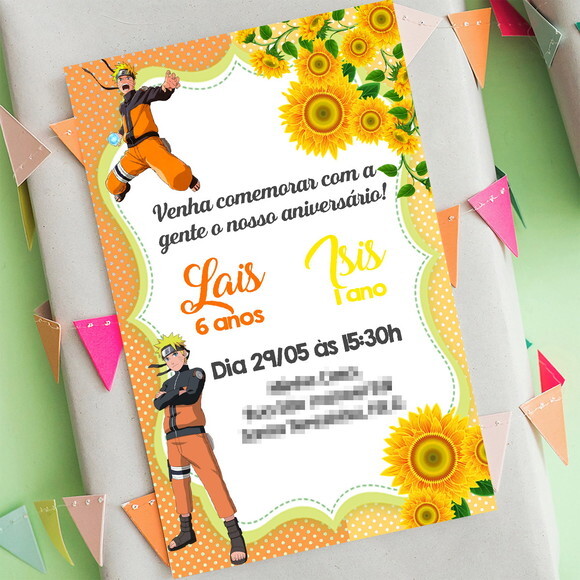 Convite Digital Tema Duplo Personalizado Qualquer Tema
