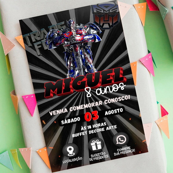 Convite Interativo Transformers