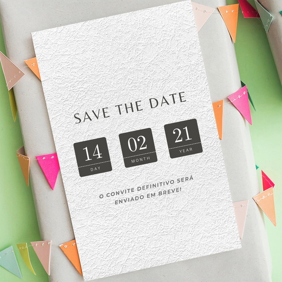 Convite Salve a Data - Save The Date