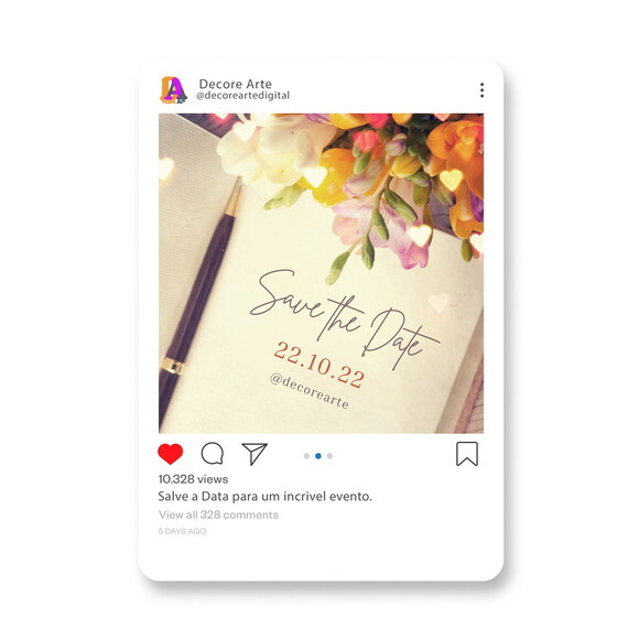 Salve a Data - Save The Date Casamento Post