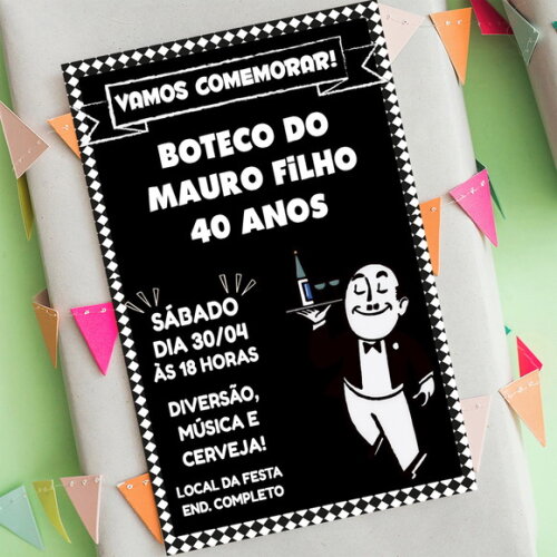Convite Digital Boteco