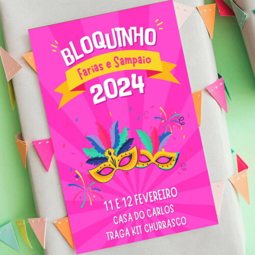 Convite Digital Carnaval