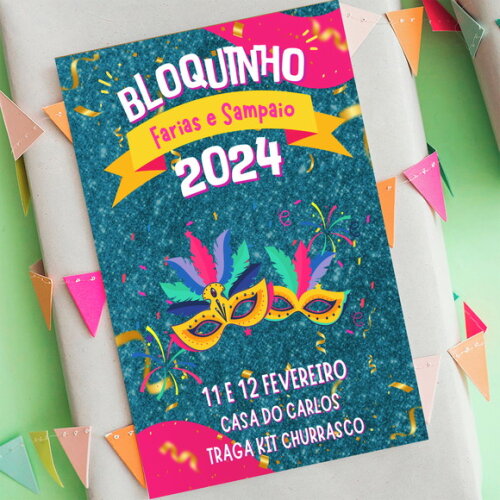 Convite Digital Carnaval