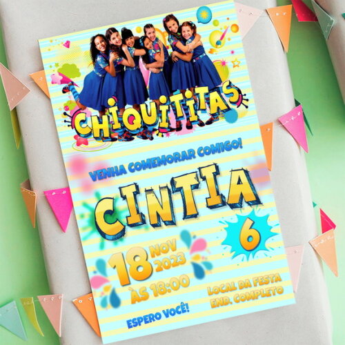 Convite Digital Chiquititas