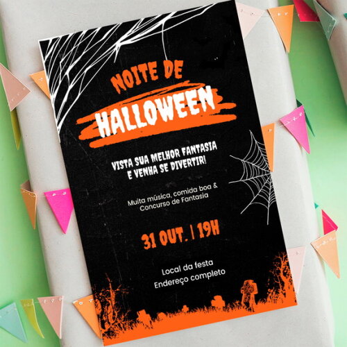 Convite Digital Halloween