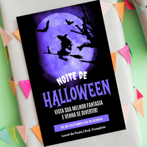 Convite Digital Halloween