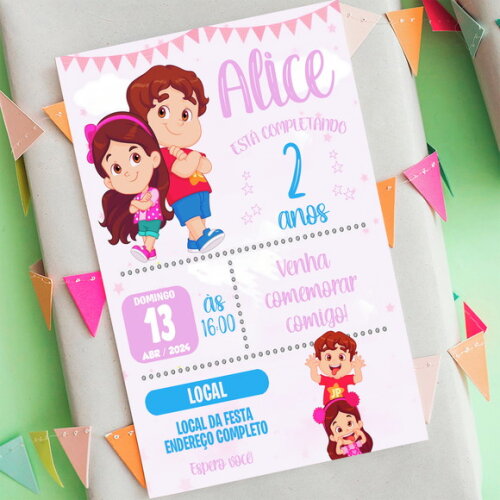 Convite Digital Maria Clara e Jp Convite Personalizado