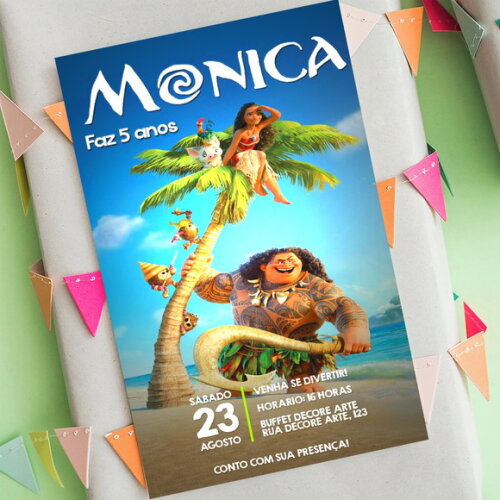 Convite Digital Moana