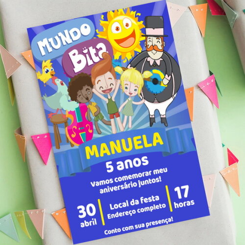 Convite Digital Mundo Bita