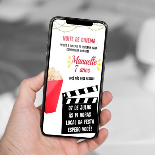 Convite Digital Noite de Filmes