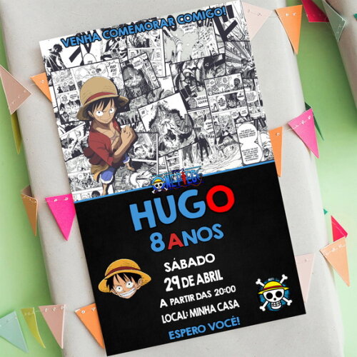 Convite Digital One Piece