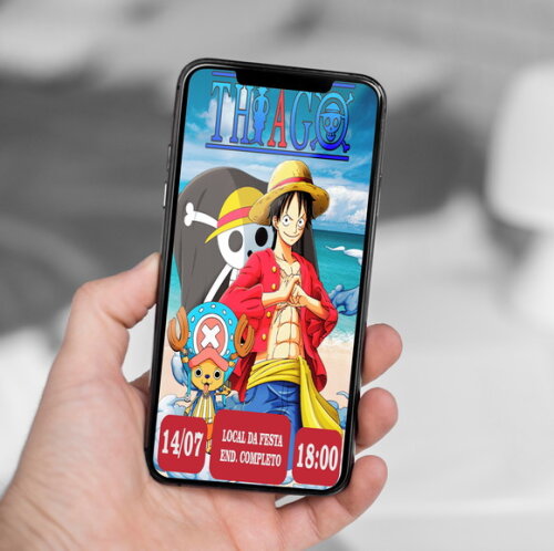 Convite Digital One Piece