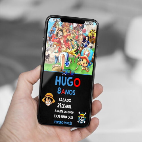 Convite Digital One Piece
