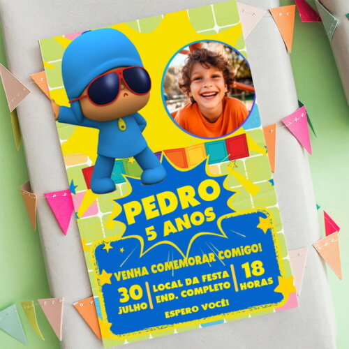 Convite Digital Pocoyo