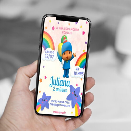 Convite Digital Pocoyo