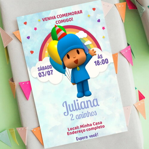 Convite Digital Pocoyo