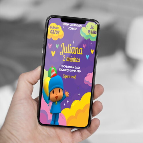 Convite Digital Pocoyo