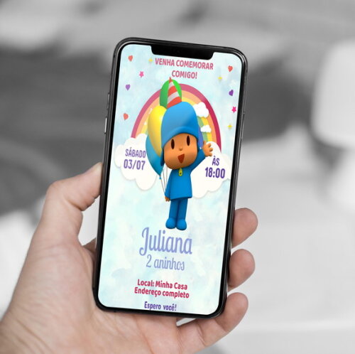 Convite Digital Pocoyo