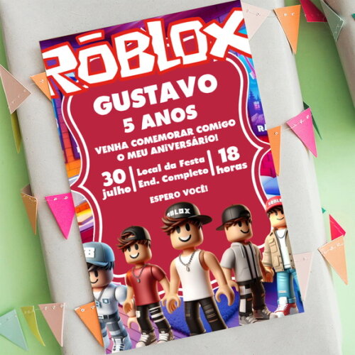 Convite Digital Roblox