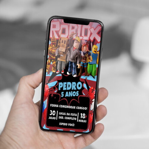 Convite Digital Roblox
