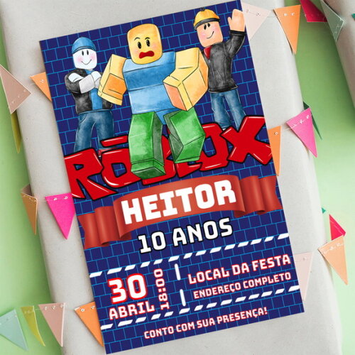 Convite Digital Roblox