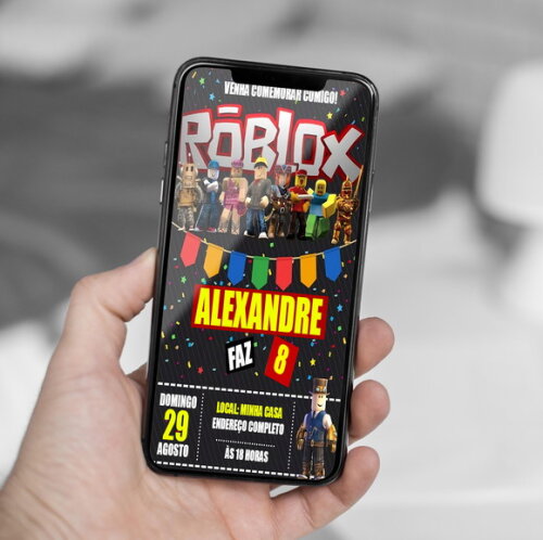 Convite Digital Roblox