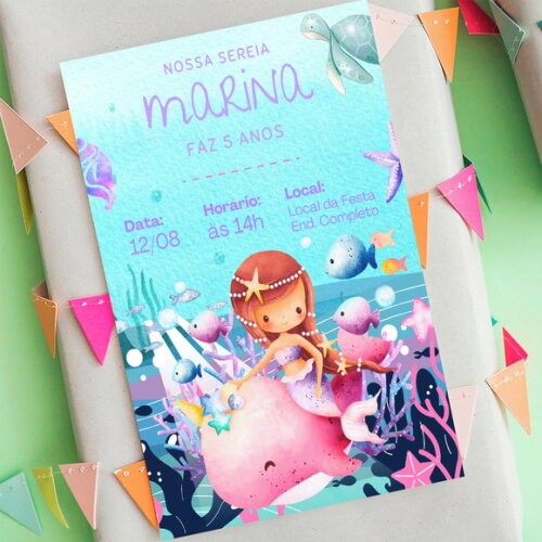 Convite Digital Sereia Online