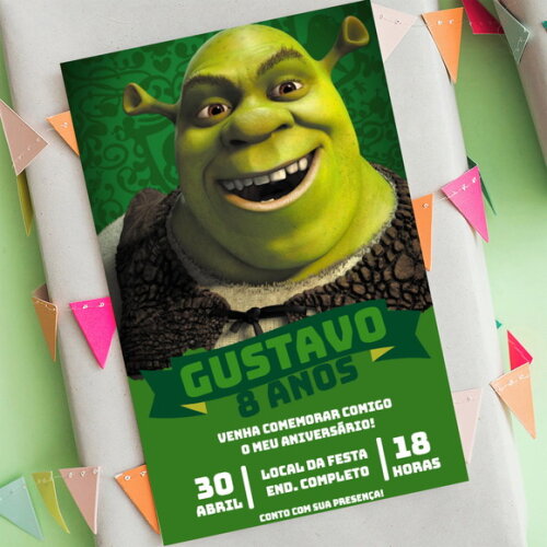 Convite Digital Shrek