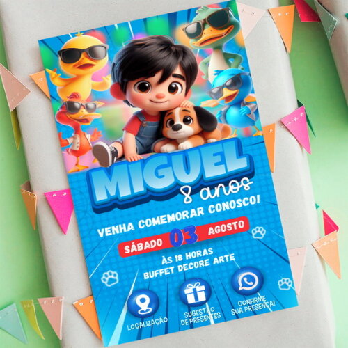 Convite Interativo Bento e Totó