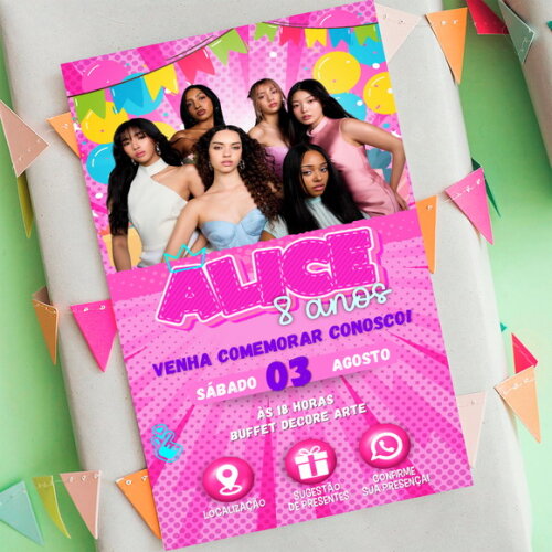 Convite Interativo Katseye Kpop
