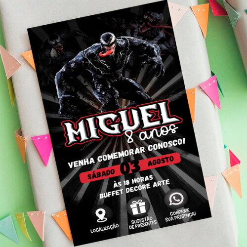 Convite Interativo Venom