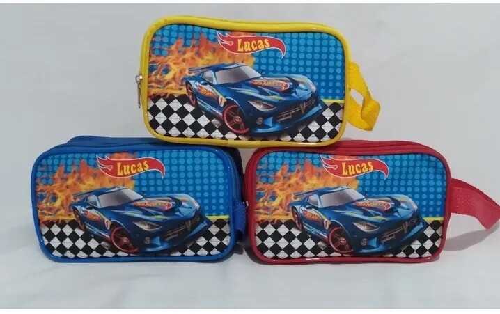 Estojo Personalizado Hotwheels