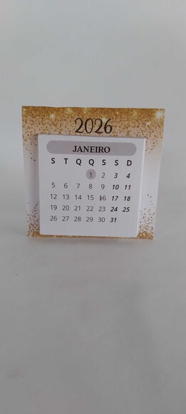 Mini Calendário de Mesa