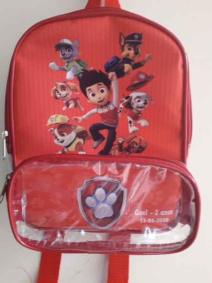 Mochila Transparente Patrulha Canina