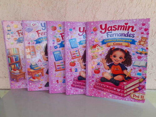 Caderno Brochura Personalizado Unicórnio