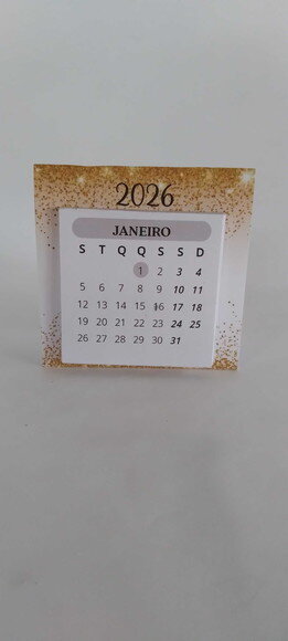 Mini Calendário de Mesa