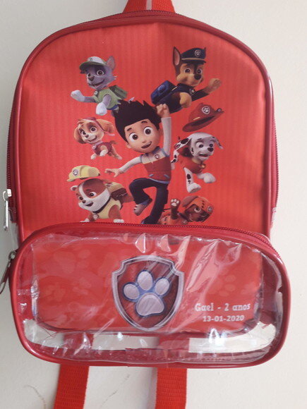 Mochila Transparente Patrulha Canina