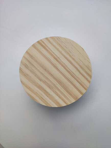 Círculos 19x19x1cm em Pinus
