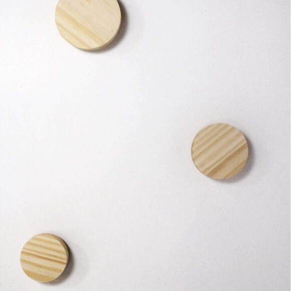 Kit Ganchos Pinus Com 5 Peças