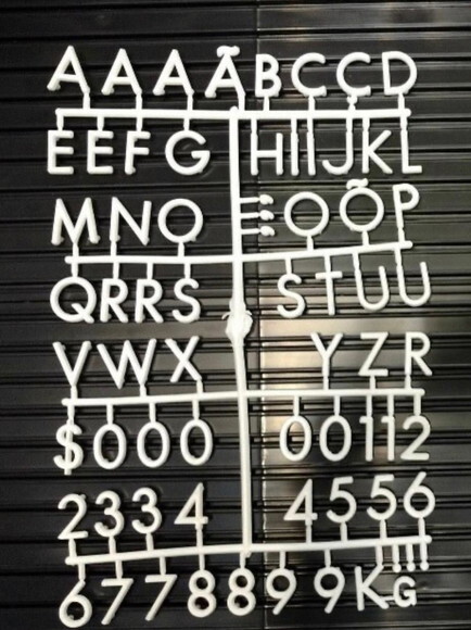 Letterboard 18x30