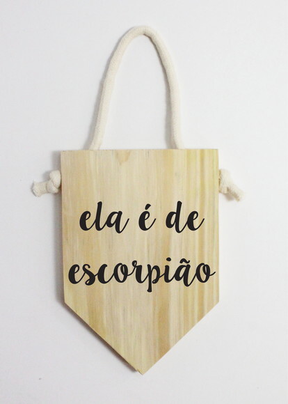 Quadro Decorativo Signo Escorpião