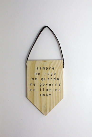 Quadro Decorativo Sempre Me Rege (flâmula)