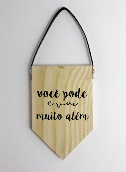 Quadro Decorativo Você Pode e Vai Muito Além
