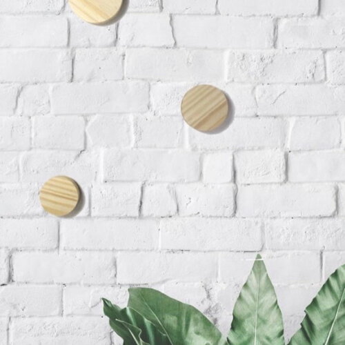 Kit Ganchos Pinus com 3 Peças