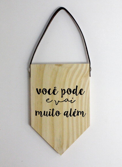 Quadro Decorativo Você Pode e Vai Muito Além