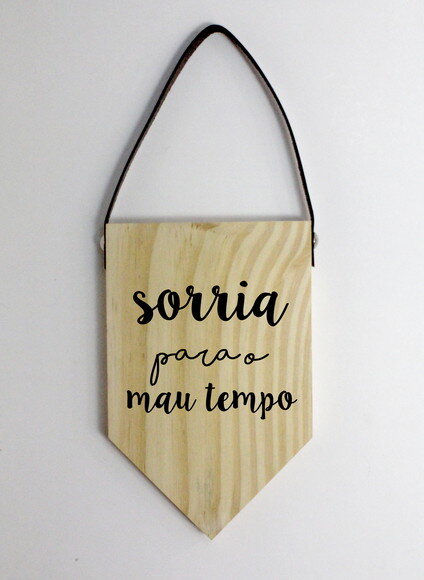 Quadro Decorativo Sorria para o Mau Tempo