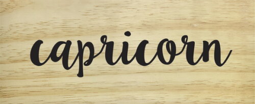 Quadro Signo Capricorn 25x9cm (capricórnio)